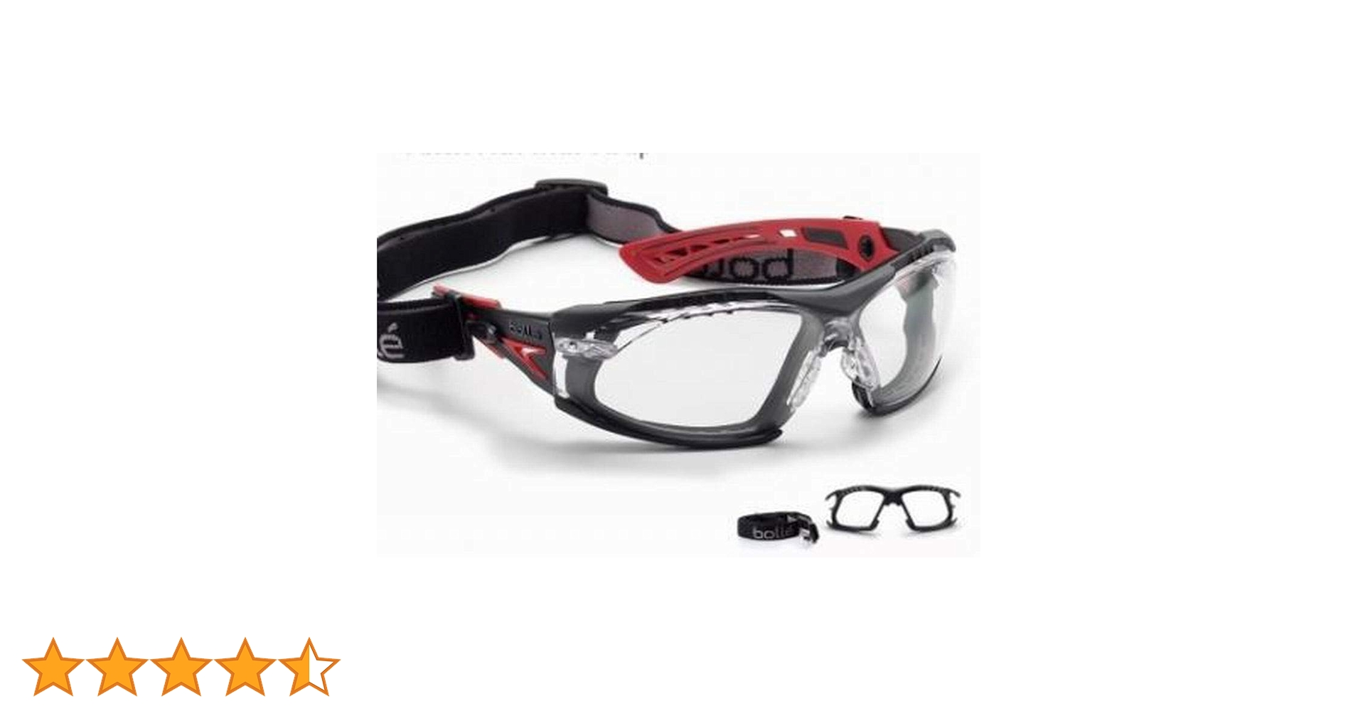 Amazon | bolle RUSH PLUS ガスケット・ストラップキット付(クリア